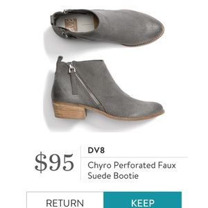 DV8 grey suede booties! Total steal!